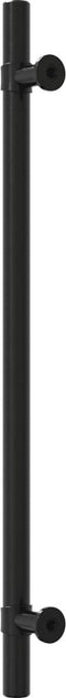 vidaXL - Handvatten - 5 - st - 224 - mm - roestvrij - staal - zwart