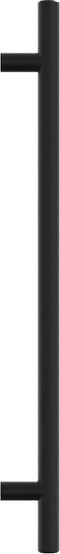 vidaXL - Handvatten - 5 - st - 224 - mm - roestvrij - staal - zwart