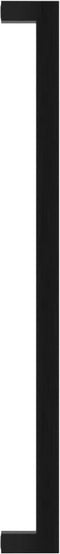 vidaXL - Handvatten - 5 - st - 320 - mm - roestvrij - staal - zwart