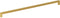 vidaXL - Handvatten - 5 - st - 480 - mm - roestvrij - staal - goudkleurig