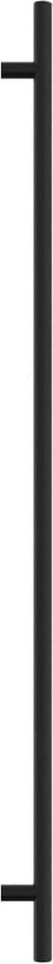vidaXL - Handvatten - 5 - st - 480 - mm - roestvrij - staal - zwart