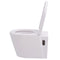 vidaXL - Hangend - toilet - keramiek - wit