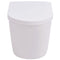 vidaXL - Hangend - toilet - keramiek - wit