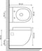 vidaXL - Hangend - toilet - met - verborgen - stortbak - keramiek - wit