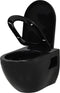 vidaXL - Hangend - toilet - met - verborgen - stortbak - keramiek - zwart