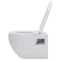 vidaXL - Hangend - toilet - met - verborgen - stortbak - keramiek - wit