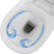 vidaXL - Hangend - toilet - randloos - keramiek - wit