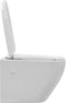 vidaXL - Hangend - toilet - randloos - keramiek - wit