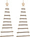 vidaXL - Hangende - kerstbomen - met - topsterren - 2 - st - 55x120 - cm - naturel - tak