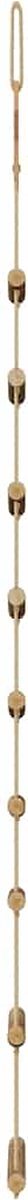 vidaXL - Hangende - kerstbomen - met - topsterren - 2 - st - 55x120 - cm - naturel - tak