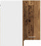 vidaXL - Hanghoekkast - 57x57x60 - cm - bewerkt - hout - oud - houtkleurig