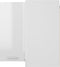 vidaXL - Hanghoekkast - 57x57x60 - cm - spaanplaat - hoogglans - wit