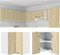 vidaXL - Hanghoekkast - 57x57x60 - cm - spaanplaat - sonoma - eikenkleurig