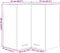 vidaXL - Hanghoekkast - 57x57x60 - cm - spaanplaat - sonoma - eikenkleurig