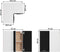 vidaXL - Hanghoekkast - 57x57x60 - cm - spaanplaat - zwart