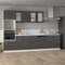 vidaXL - Hangkast - 29,5x31x60 - cm - bewerkt - hout - bruin - eikenkleur