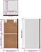 vidaXL - Hangkast - 29,5x31x60 - cm - bewerkt - hout - bruin - eikenkleur