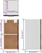 vidaXL - Hangkast - 29,5x31x60 - cm - bewerkt - hout - gerookt - eikenkleurig