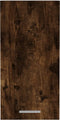 vidaXL - Hangkast - 29,5x31x60 - cm - bewerkt - hout - gerookt - eikenkleurig