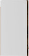 vidaXL - Hangkast - 29,5x31x60 - cm - bewerkt - hout - gerookt - eikenkleurig
