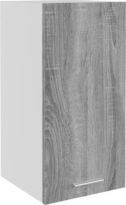 vidaXL - Hangkast - 29,5x31x60 - cm - bewerkt - hout - grijs - sonoma - eikenkleurig