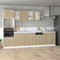 vidaXL - Hangkast - 29,5x31x60 - cm - bewerkt - hout - sonoma - eikenkleurig