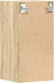 vidaXL - Hangkast - 30x29,5x60 - cm - bewerkt - hout - sonoma - eikenkleurig