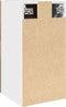 vidaXL - Hangkast - 30x31x60 - cm - bewerkt - hout - oud - houtkleurig