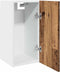 vidaXL - Hangkast - 30x31x60 - cm - bewerkt - hout - oud - houtkleurig