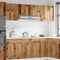 vidaXL - Hangkast - 30x31x60 - cm - bewerkt - hout - oud - houtkleurig