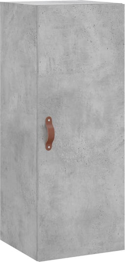 vidaXL - Hangkast - 34,5x34x90 - cm - betongrijs