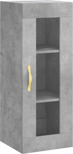vidaXL - Hangkast - 34,5x34x90 - cm - betongrijs