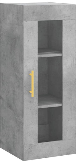 vidaXL - Hangkast - 34,5x34x90 - cm - betongrijs