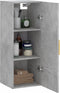 vidaXL - Hangkast - 34,5x34x90 - cm - betongrijs