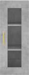 vidaXL - Hangkast - 34,5x34x90 - cm - betongrijs