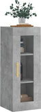 vidaXL - Hangkast - 34,5x34x90 - cm - betongrijs