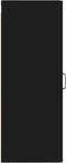vidaXL - Hangkast - 34,5x34x90 - cm - bewerkt - hout - hoogglans - wit