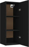 vidaXL - Hangkast - 34,5x34x90 - cm - bewerkt - hout - hoogglans - wit