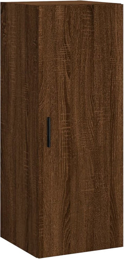 vidaXL - Hangkast - 34,5x34x90 - cm - bruin - eikenkleur
