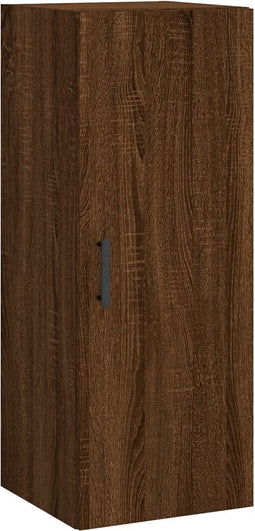 vidaXL - Hangkast - 34,5x34x90 - cm - bruin - eikenkleur