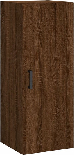 vidaXL - Hangkast - 34,5x34x90 - cm - bruin - eikenkleur