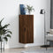 vidaXL - Hangkast - 34,5x34x90 - cm - bruin - eikenkleur