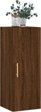 vidaXL - Hangkast - 34,5x34x90 - cm - bruin - eikenkleur