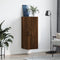 vidaXL - Hangkast - 34,5x34x90 - cm - bruin - eikenkleur