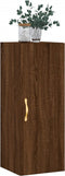 vidaXL - Hangkast - 34,5x34x90 - cm - bruin - eikenkleur