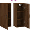 vidaXL - Hangkast - 34,5x34x90 - cm - bruin - eikenkleur