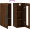 vidaXL - Hangkast - 34,5x34x90 - cm - bruin - eikenkleur