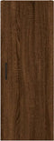 vidaXL - Hangkast - 34,5x34x90 - cm - bruin - eikenkleur