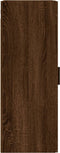 vidaXL - Hangkast - 34,5x34x90 - cm - bruin - eikenkleur