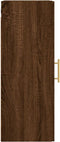 vidaXL - Hangkast - 34,5x34x90 - cm - bruin - eikenkleur